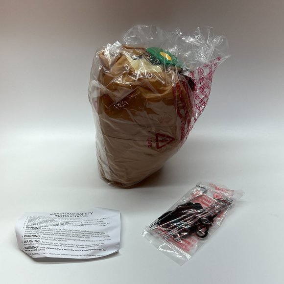 Holiday Time Airblown Inflatable Christmas Santa's Reindeer Light Up 4 Feet Tall - Picture 7 of 7